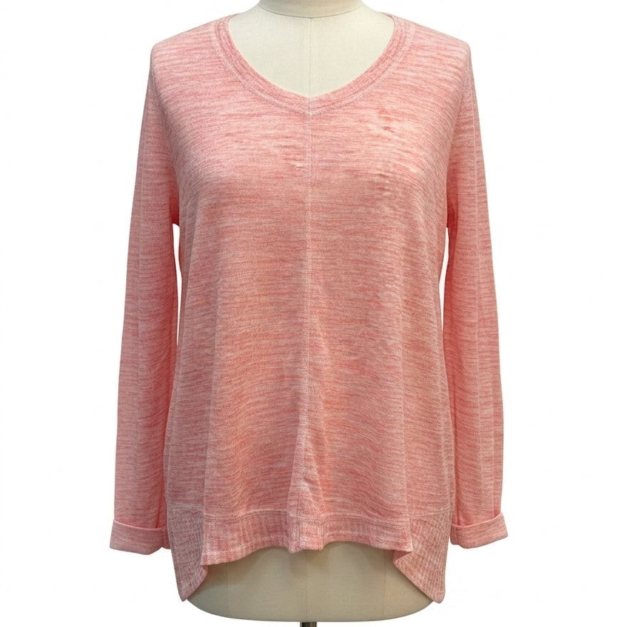 Anthropologie · Blue Tassel Tunic Knit Top · XLarge · CoralWhite
