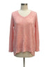 Anthropologie · Blue Tassel Tunic Knit Top · XLarge · CoralWhite