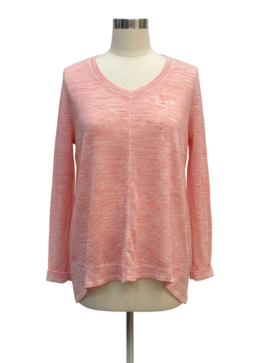 Anthropologie · Blue Tassel Tunic Knit Top · XLarge · CoralWhite