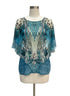 Dressbarn · Poncho Style · 2X · TealLime
