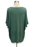 Garnet Hill · Sleeve Lace Detail · Medium · SeaGreen