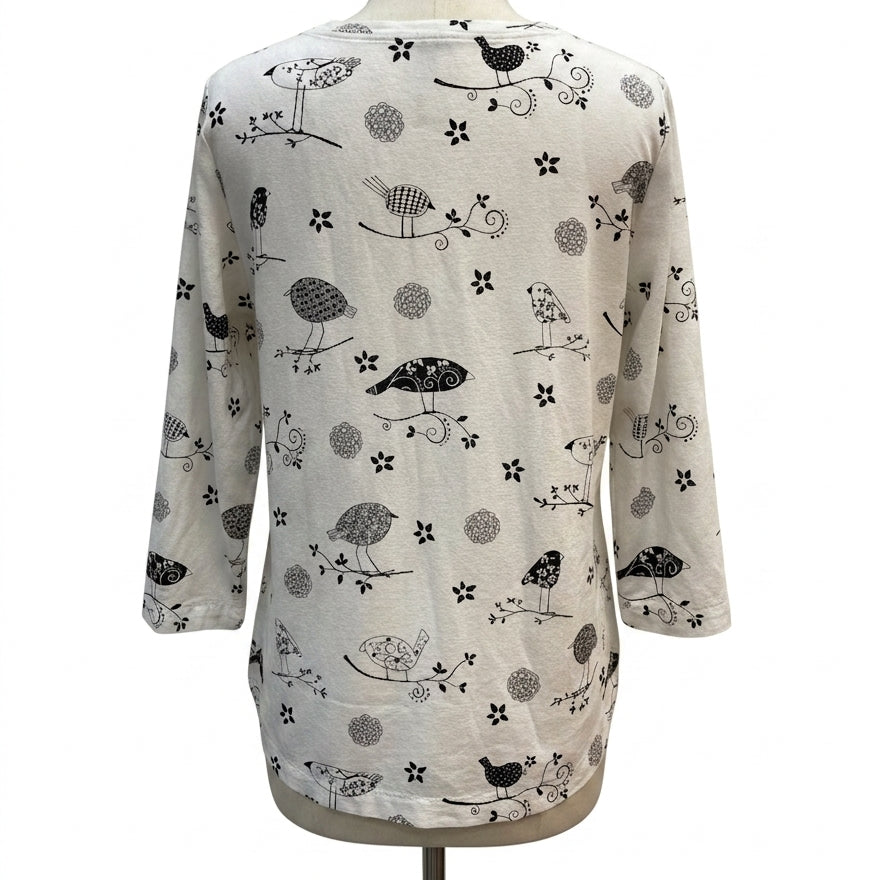 Hot Cotton · Roll Tab Shirt · XLarge · White