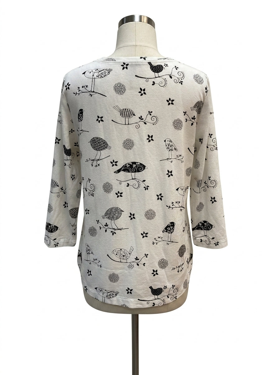 Hot Cotton · Roll Tab Shirt · XLarge · White
