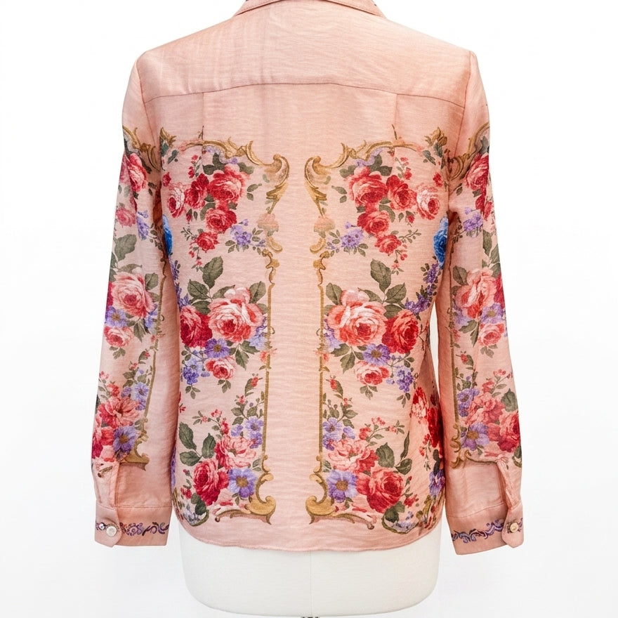 Joie · Blouse · Small · Peach Floral