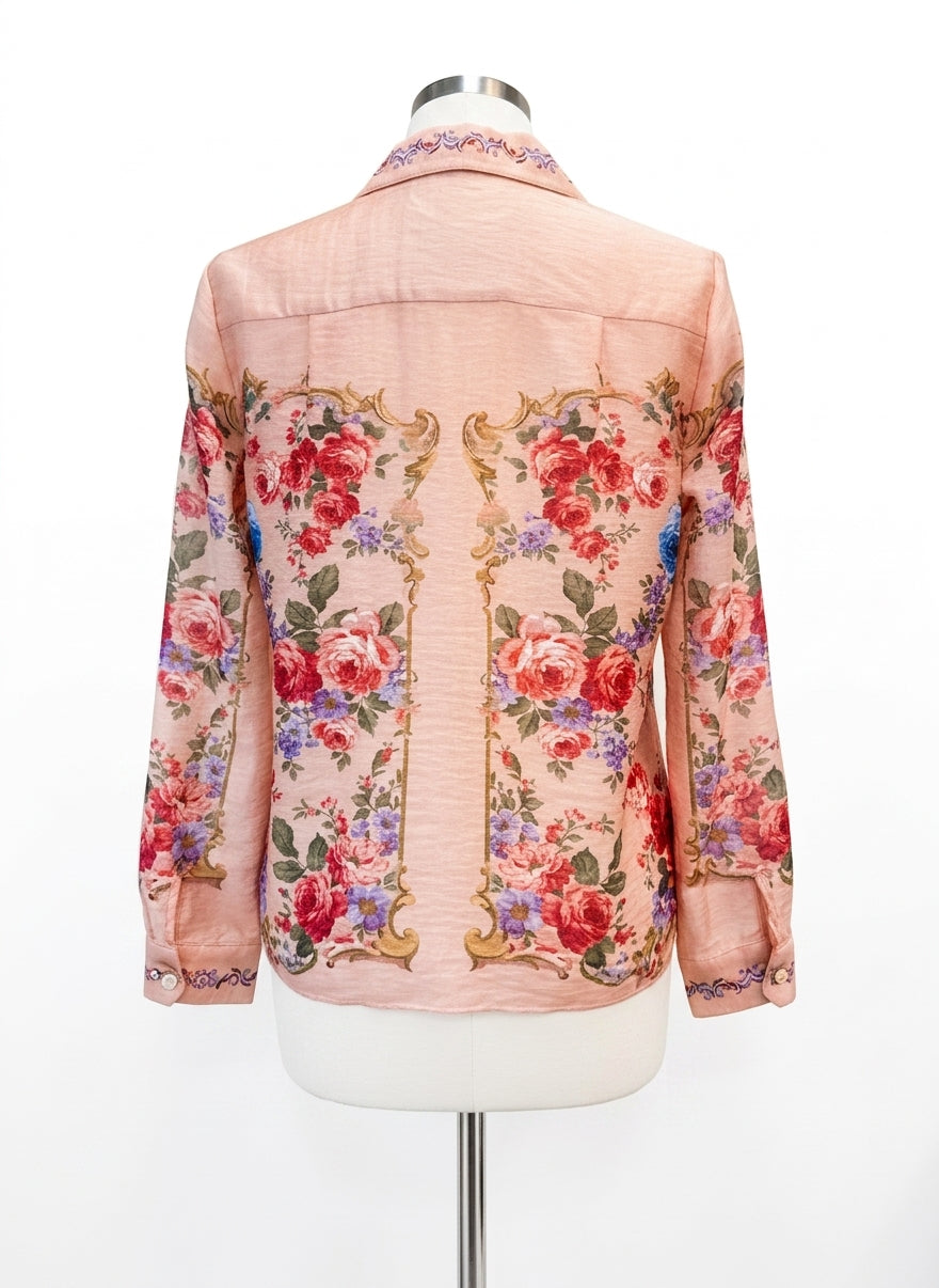 Joie · Blouse · Small · Peach Floral