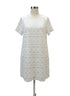 Anthropologie · vow'd White Lace Overlay · Large · White