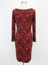 Papillon · Ruched Side · Large · RedBrown Paisley
