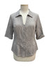 Soft Surroundings · ShortSleeve Shirt · Medium · Gray