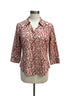 Royal Robbins · Blouse · XLarge · BeigeRed Leaf Print