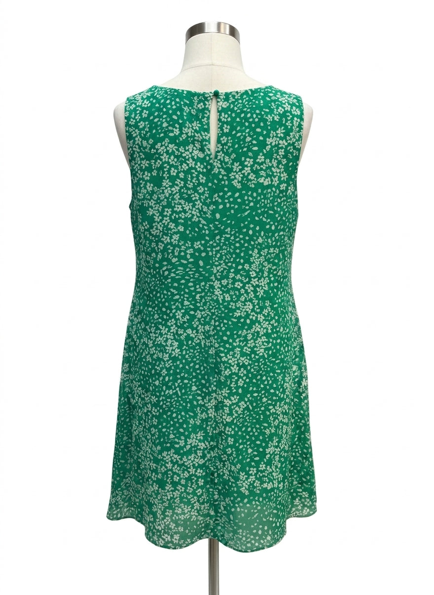 DKNY · Sleeveless Dress · 14 · GreenWhite