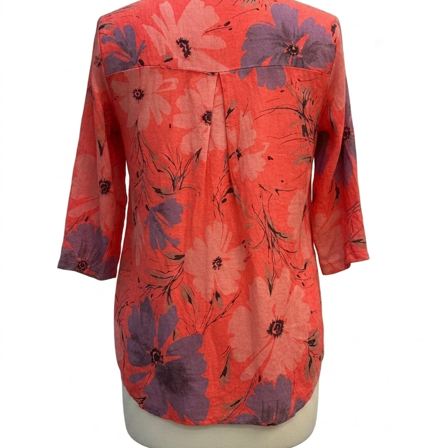 Linen Luv · PinkPurple Floral 1 · Small · PinkPurple Floral