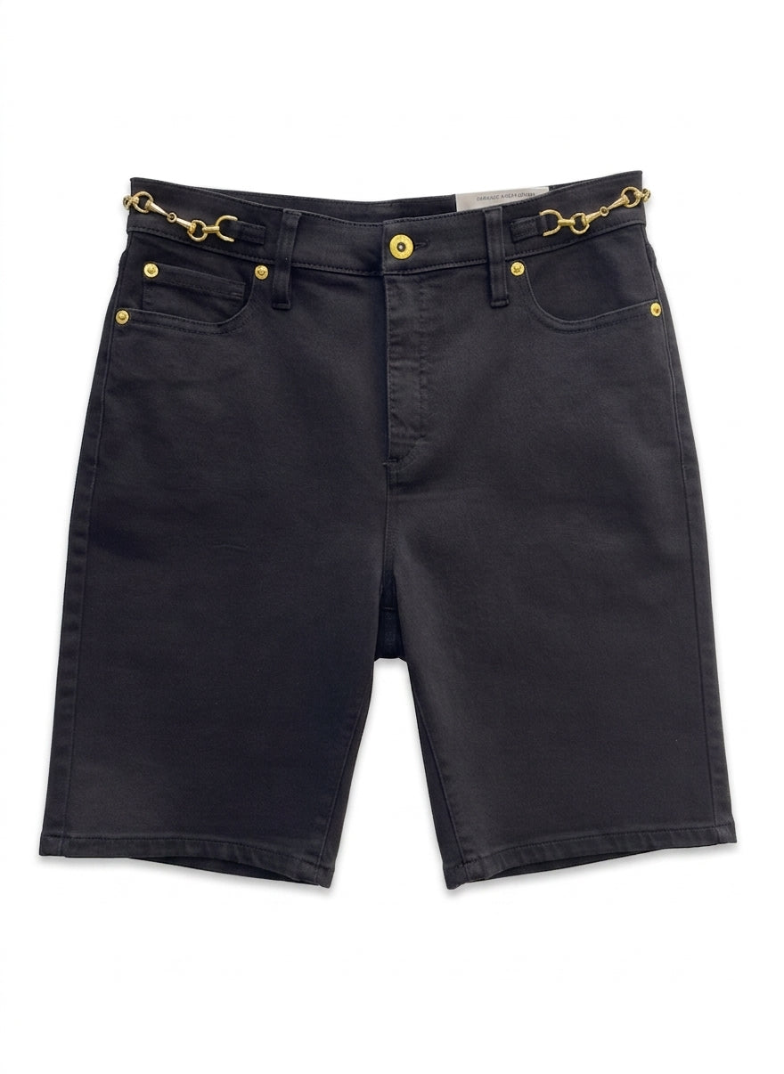 INC · Bermuda Shorts · 10 · Black
