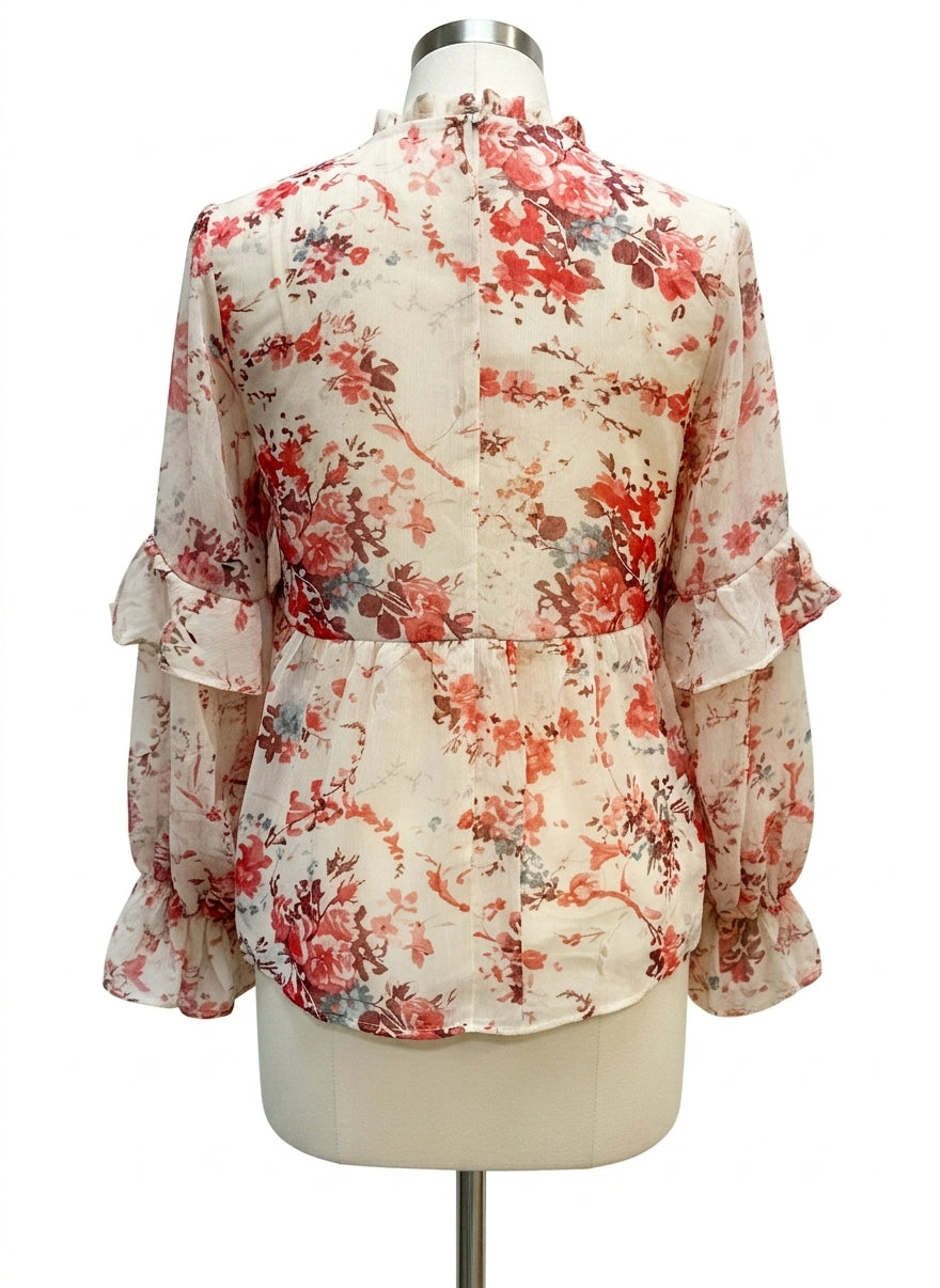 Sundance · Boho Chic Top · Small · BlushFloral