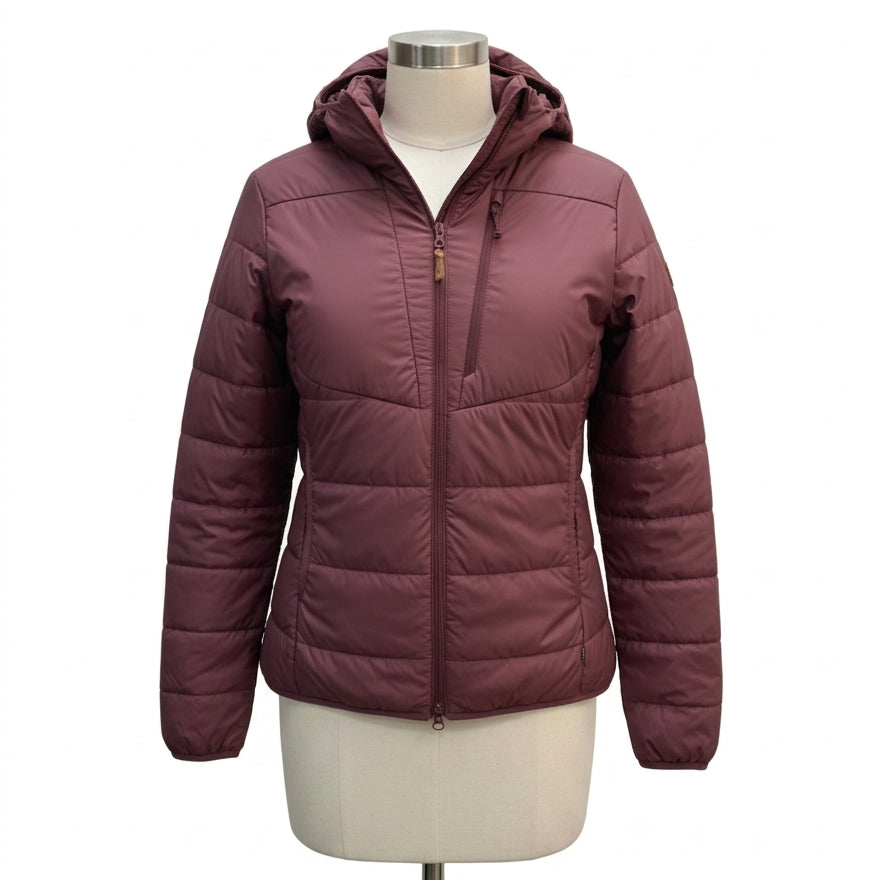 Fjall Raven · Keb Padded Hoodie · Medium · Maroon