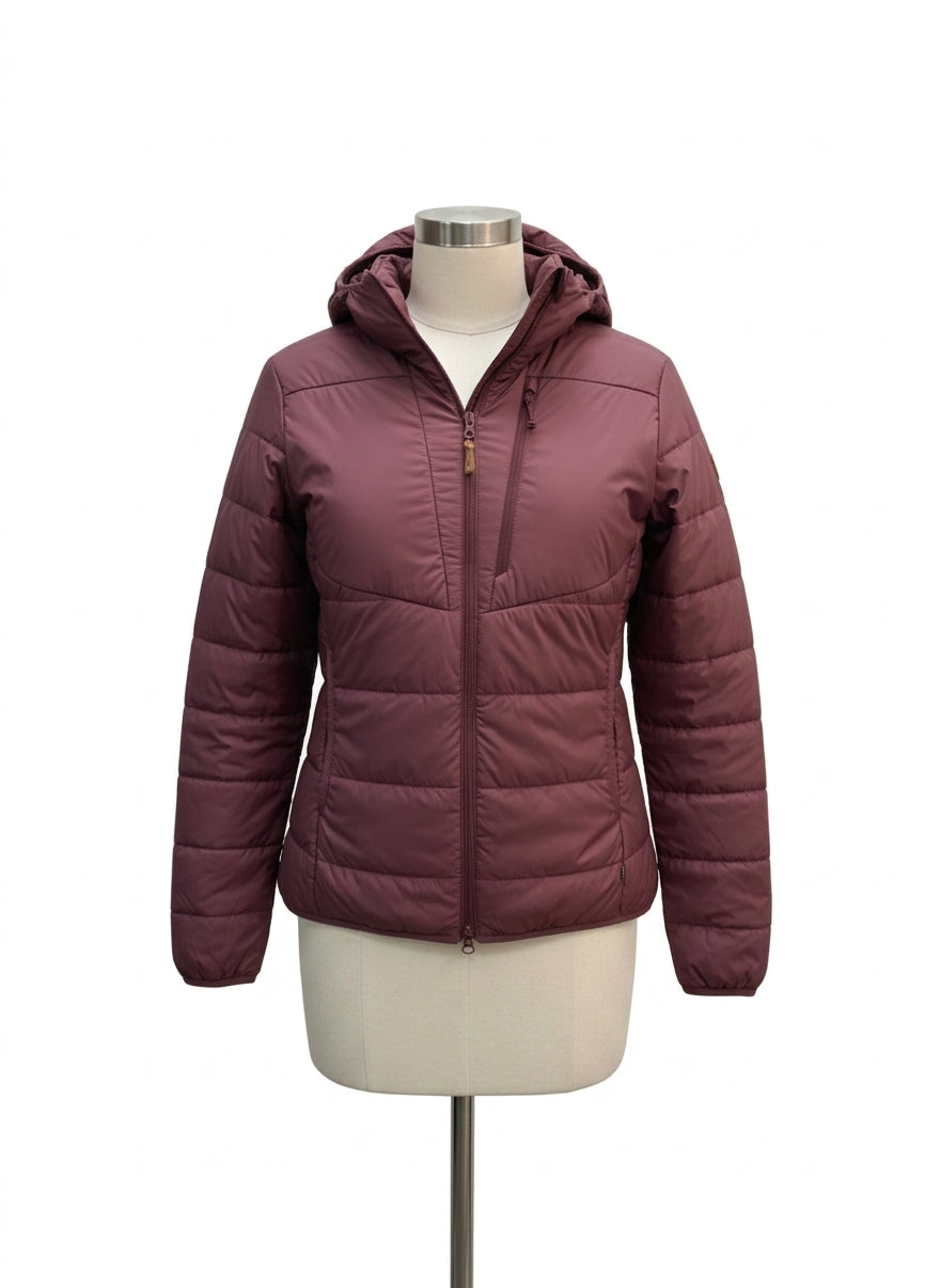 Fjall Raven · Keb Padded Hoodie · Medium · Maroon