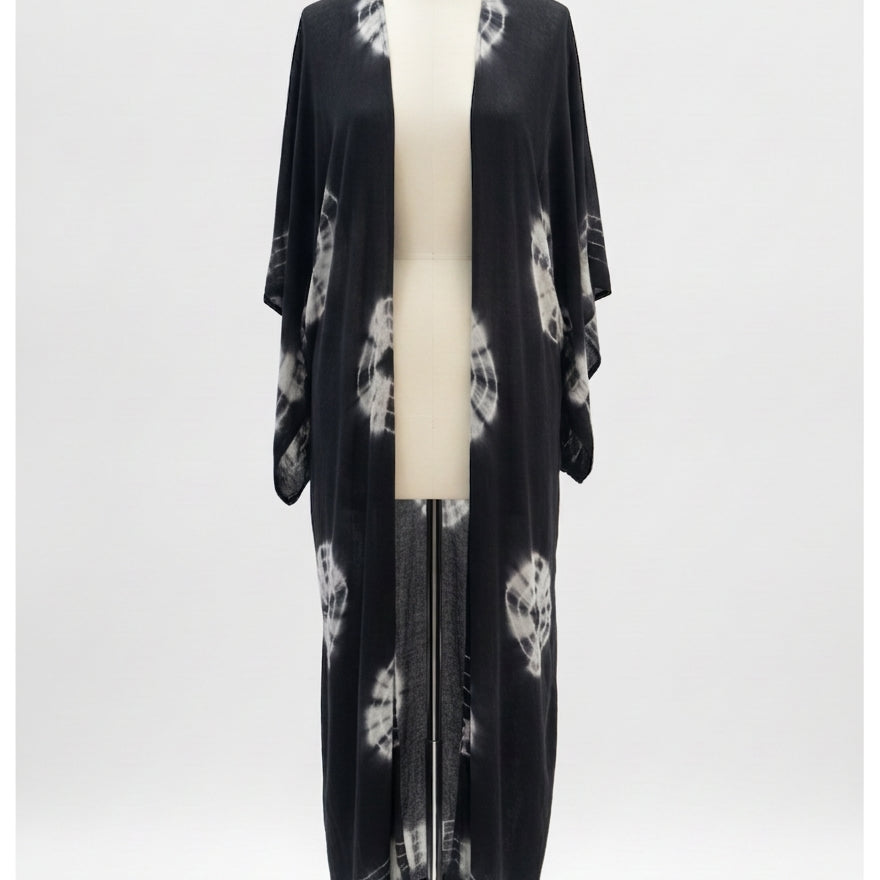 FreePeople · Spellbound Kimono · OS · BlackWhite