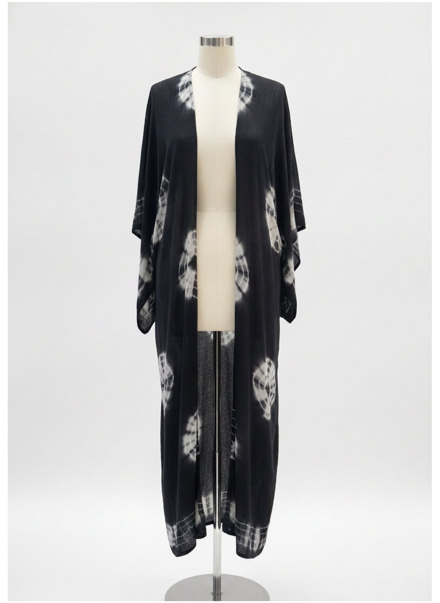 FreePeople · Spellbound Kimono · OS · BlackWhite