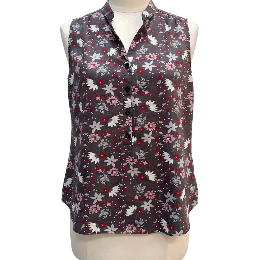CABI · Plaza Fiesta Floral · Medium · Gray Floral