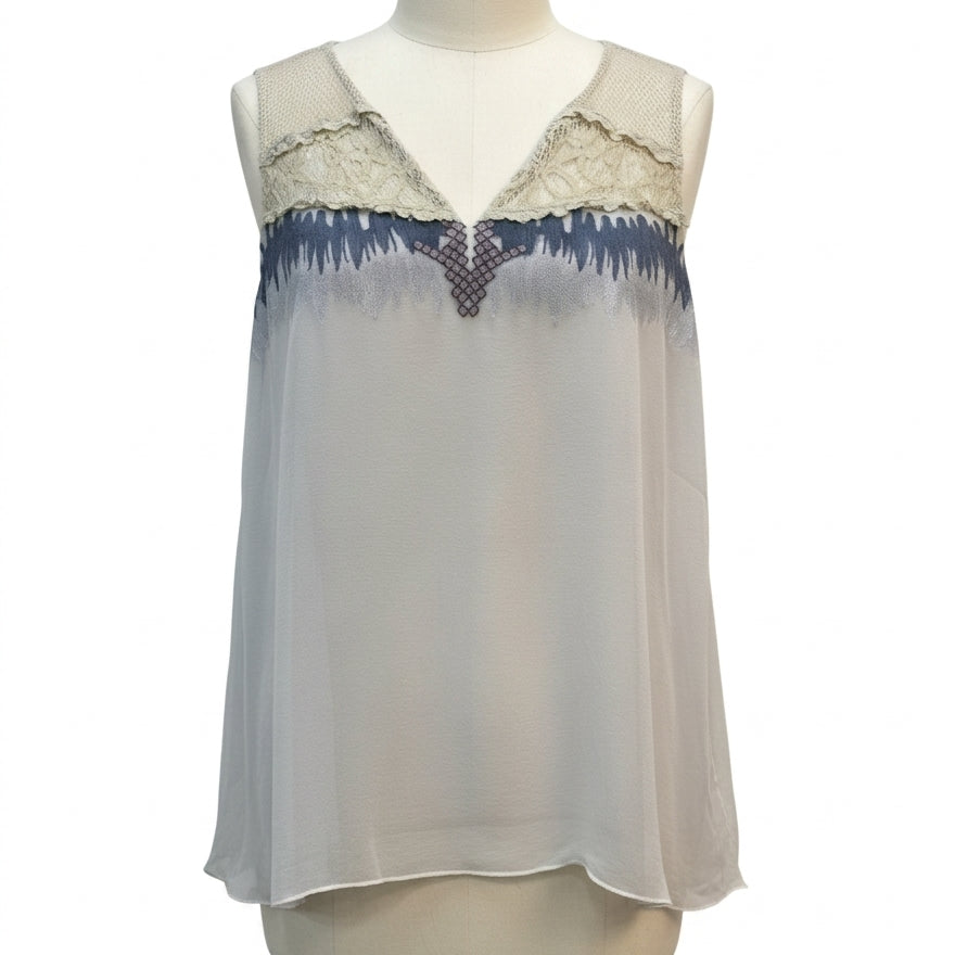 Sundance · Boho Chic Top · Large · BlueCream