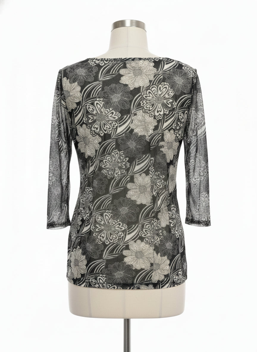 CAbi · 968 Bali Free Spirit · Large · BlackCream