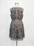 Sundance · Lace Overlay Dress Forget-Me-Not · Large · BlueFloral