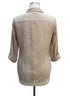 Sigrid Olsen · Roll Tab Shirt · Medium · Sand
