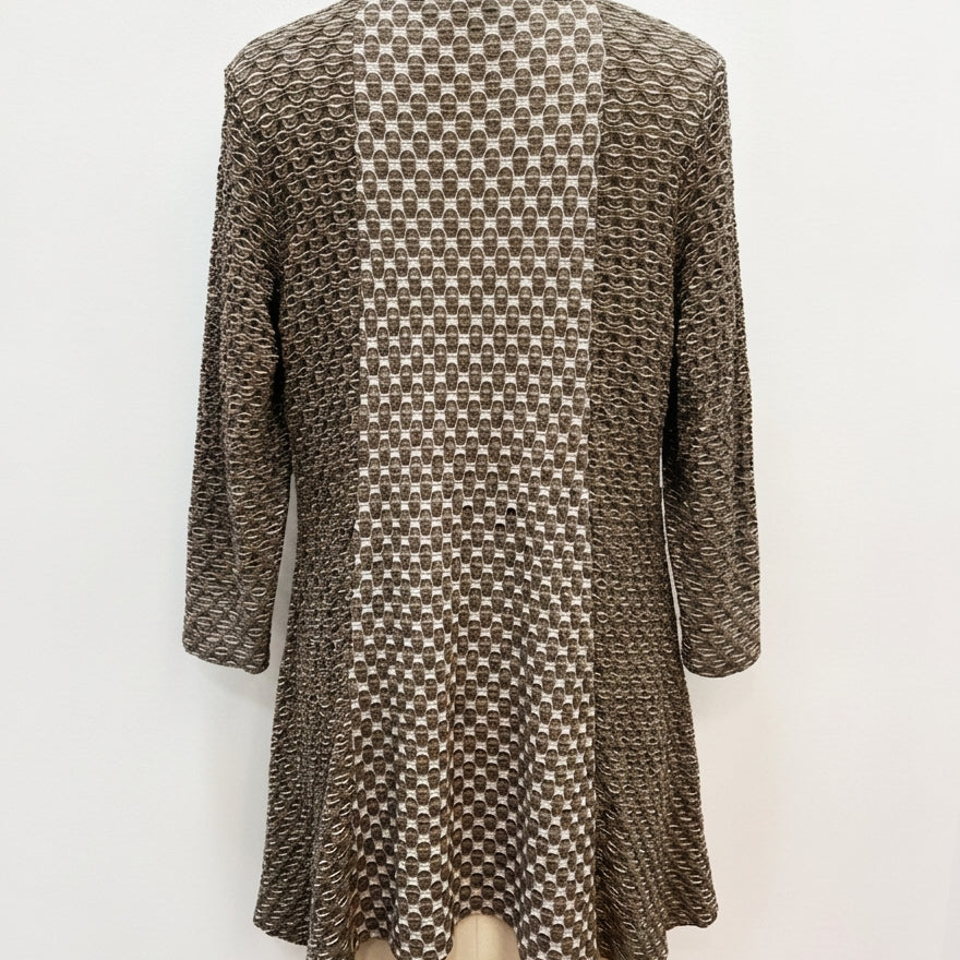 Tianello · Textured Tunic Top · Small · OliveSage