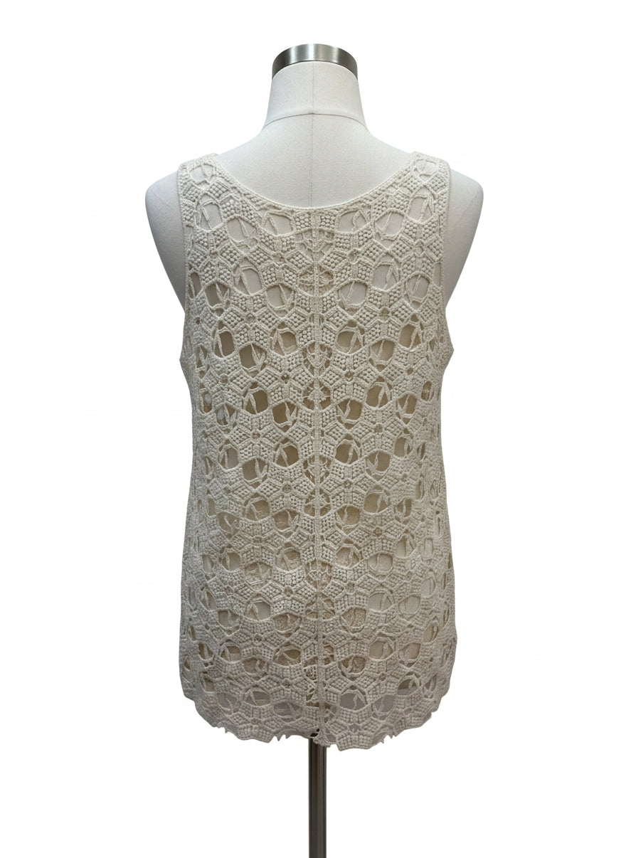 absolute angels · Valerie Bertinelli Fashion Top · Medium · Cream