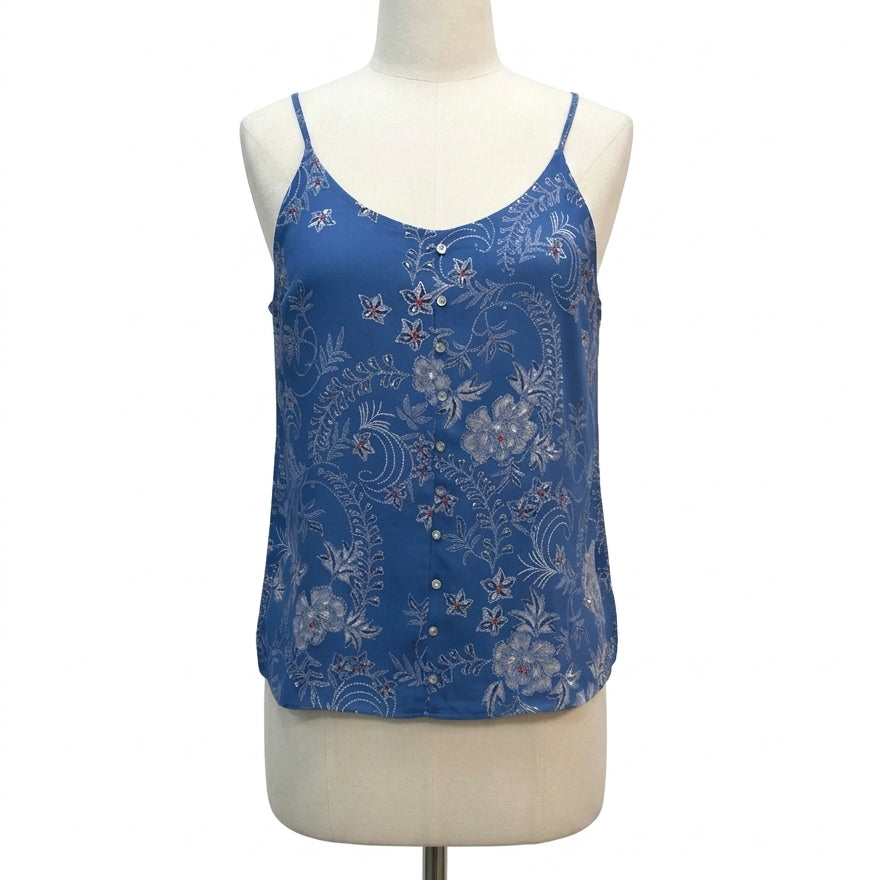 Zac&Rachel · Tank Top · M · Blue Floral