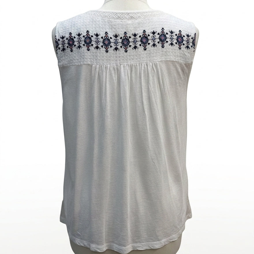 Lucky Brand · Blouse · Small · WhiteBlue