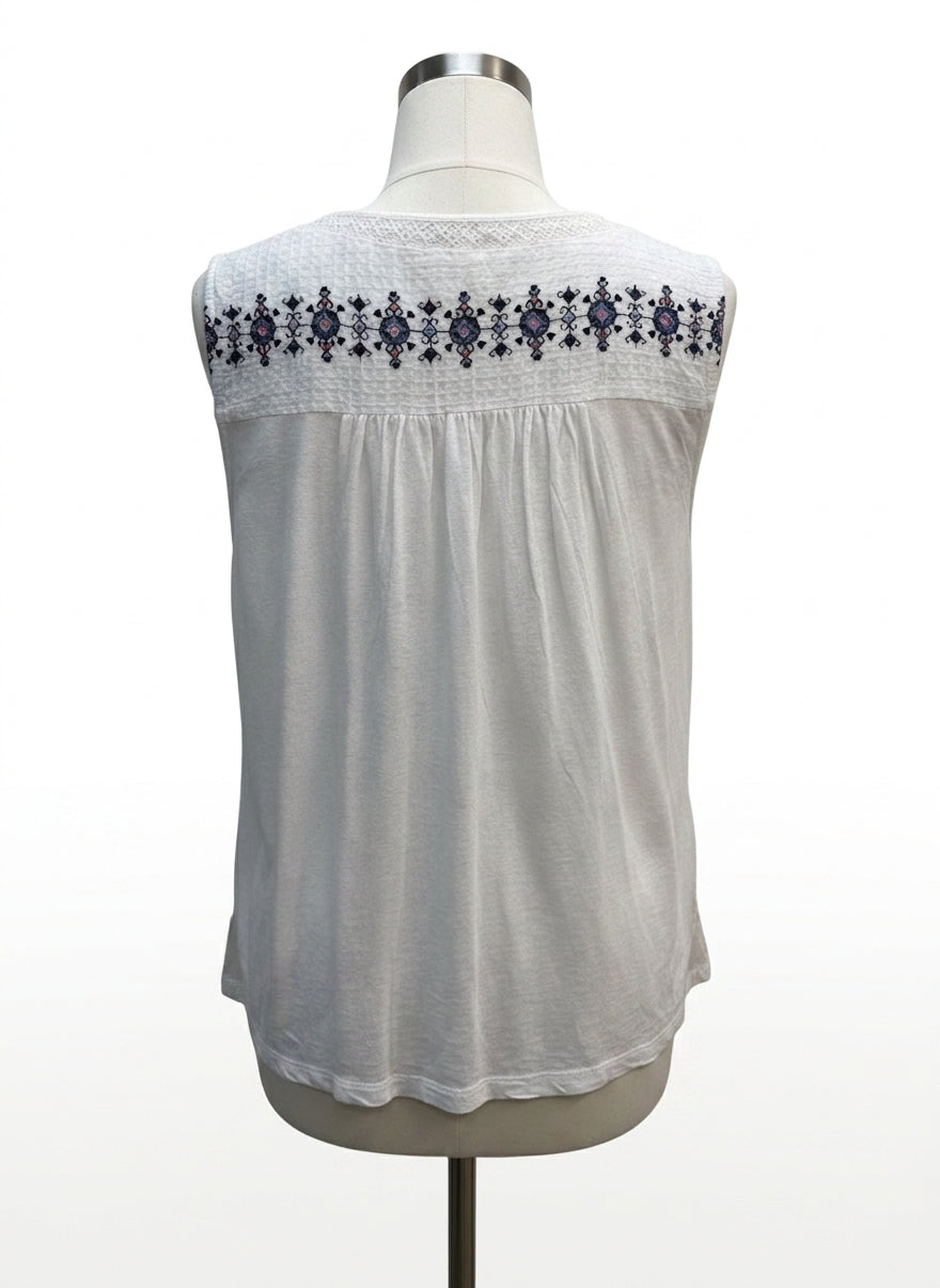 Lucky Brand · Blouse · Small · WhiteBlue