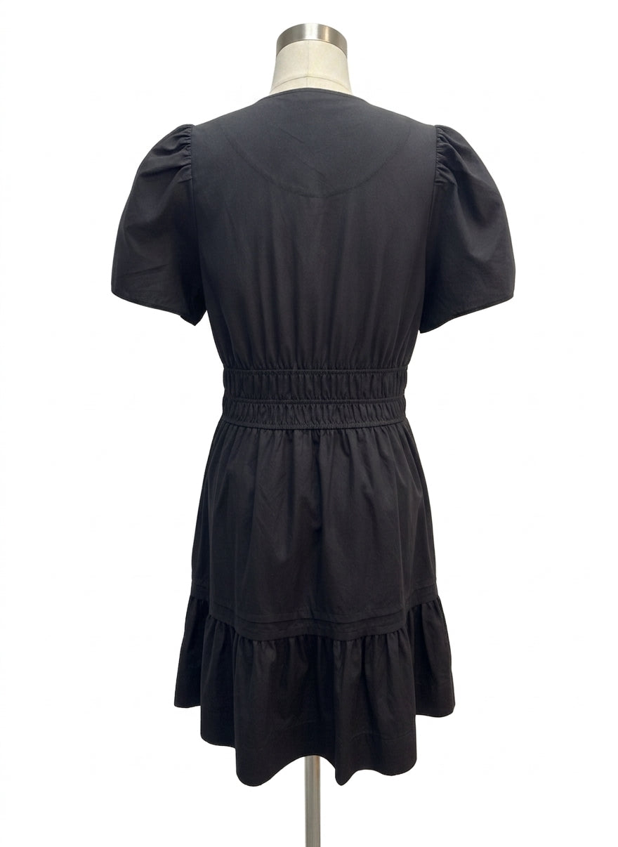 Anthropologie · ShortSleeve Dress · Medium · Black