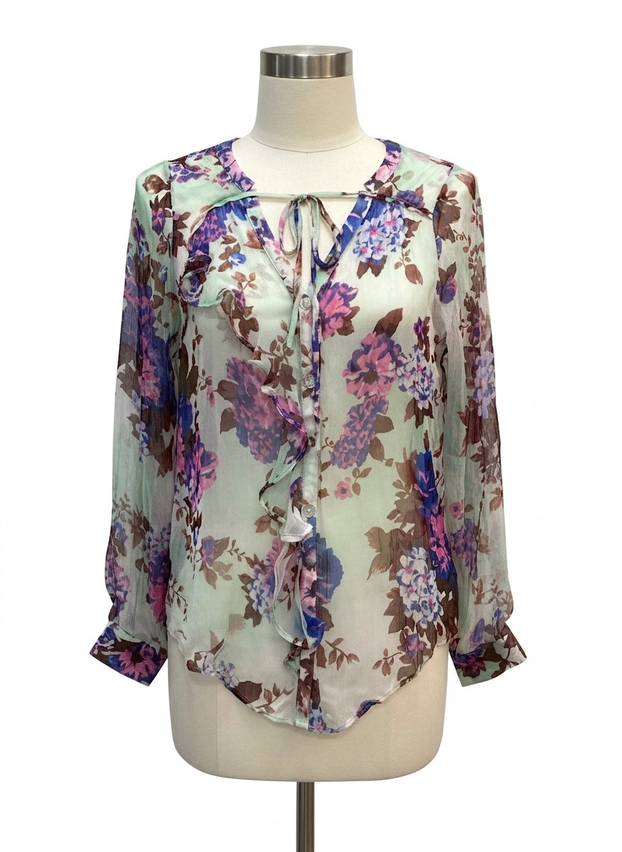 Sundance · Boho Chic Top · Small · MintFloral