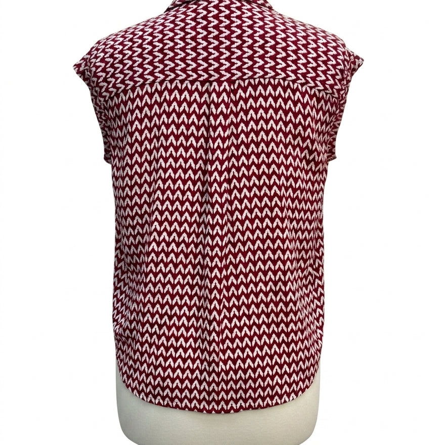 Jachs Girlfriend · Cap Sleeve Top · XLarge · RedWhite