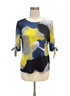 ClaraSunWoo · Tunic Top · Small · Blue, Black, Yellow, Grey