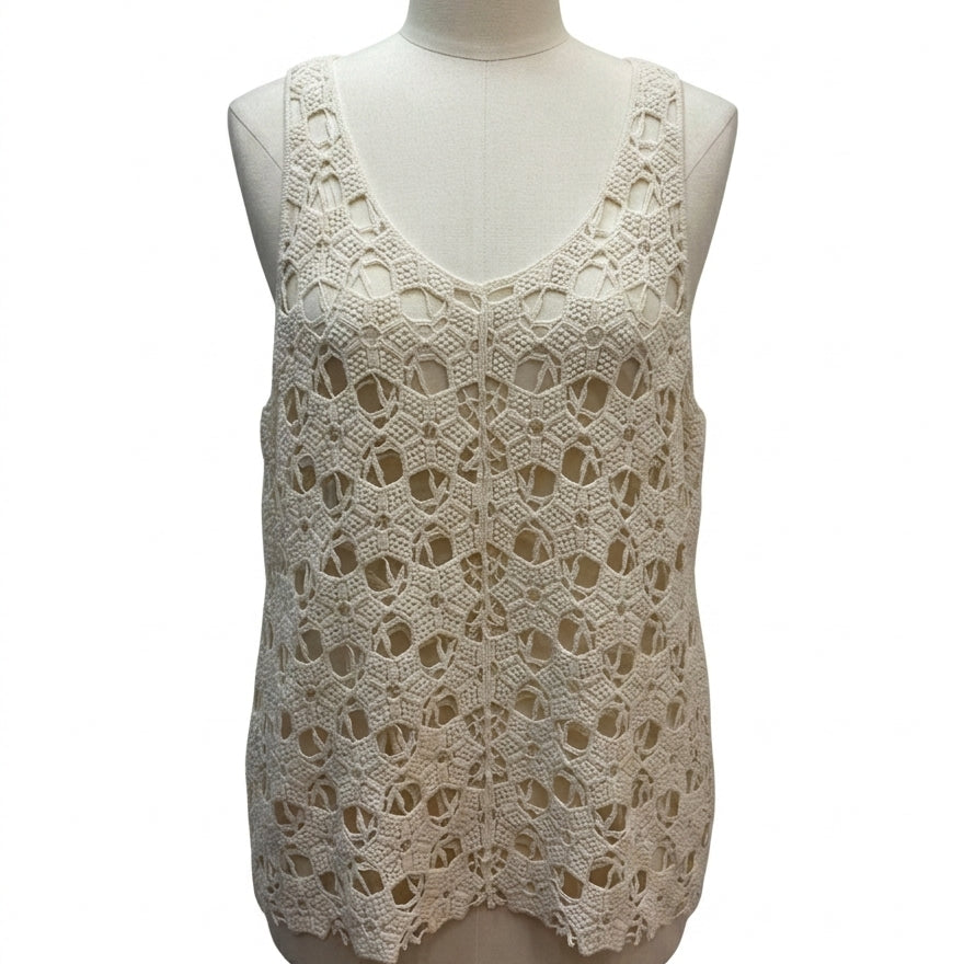 absolute angels · Valerie Bertinelli Fashion Top · Medium · Cream