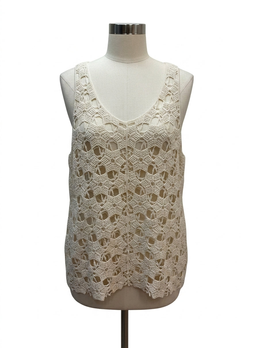 absolute angels · Valerie Bertinelli Fashion Top · Medium · Cream