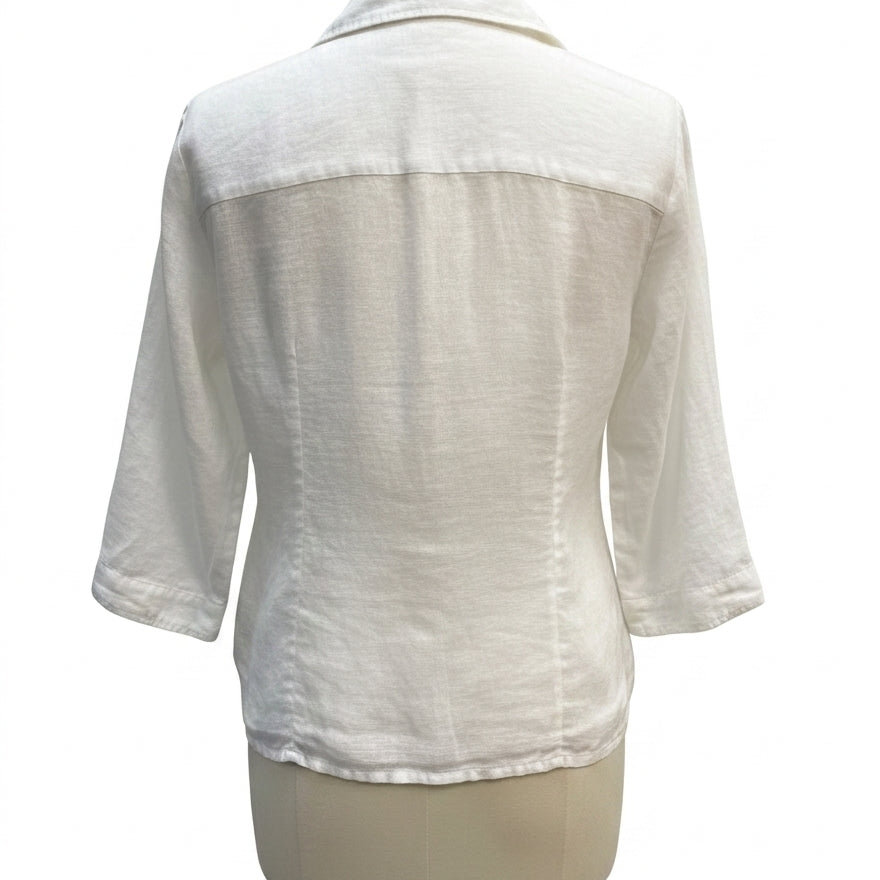 Flax · Shirt · Small · Cream