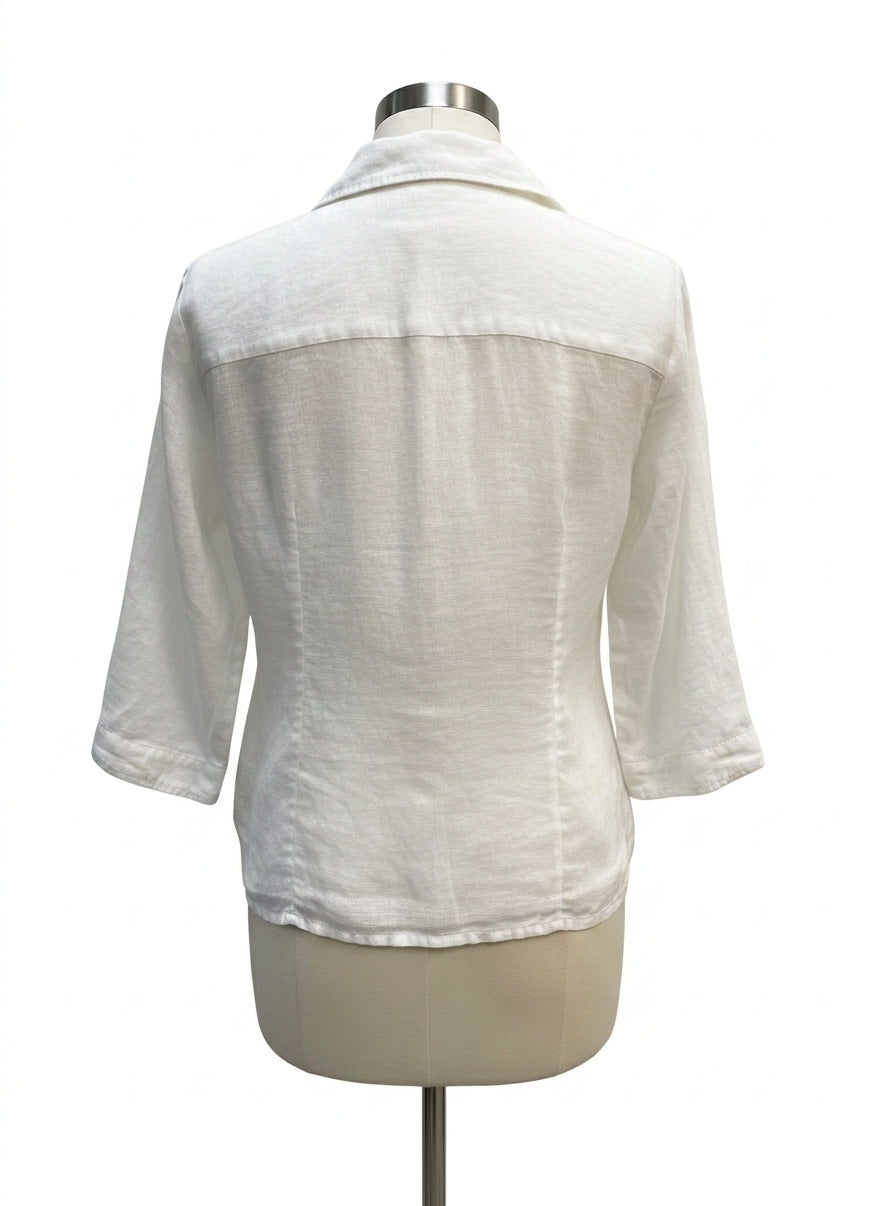 Flax · Shirt · Small · Cream