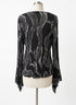 DRECOL · LongSleeve Fashion Top · 1X · Black and White