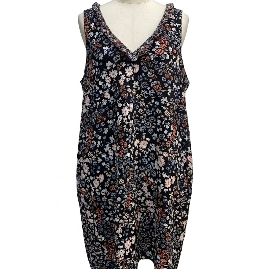 NEXT · Sleeveless Dress · 20 · Black Floral