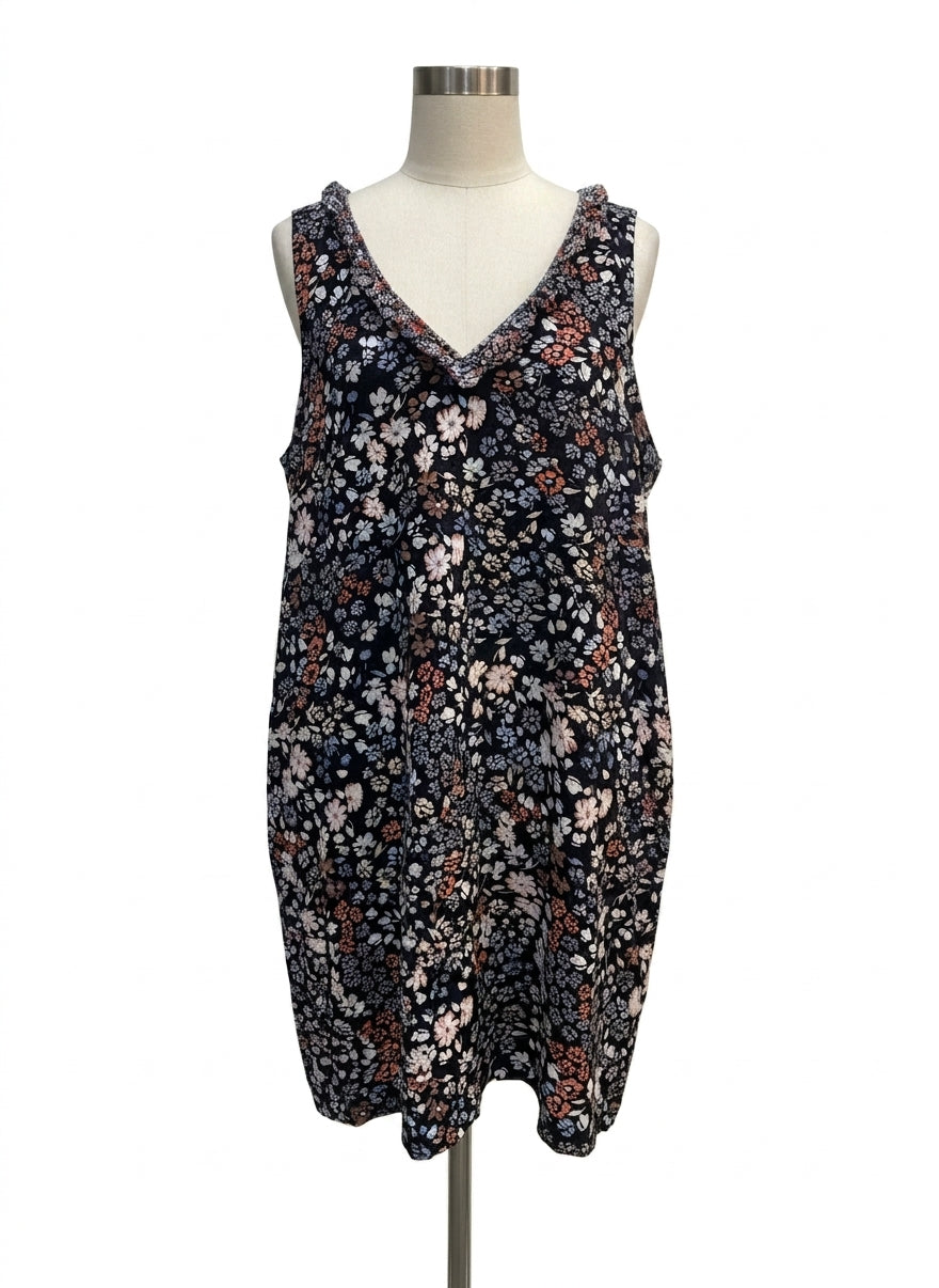 NEXT · Sleeveless Dress · 20 · Black Floral