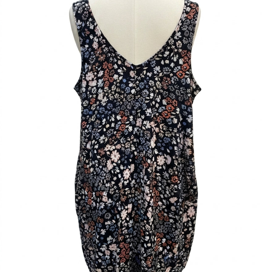 NEXT · Sleeveless Dress · 20 · Black Floral
