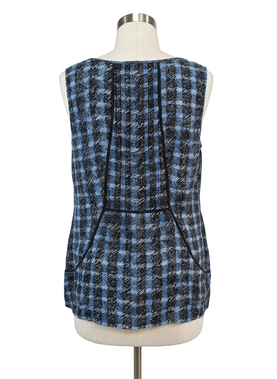 Odille · Blouse · 8 · Blue Black