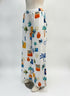 Label of Love · Palm tree pants, linen blend · Small · WhiteMulti