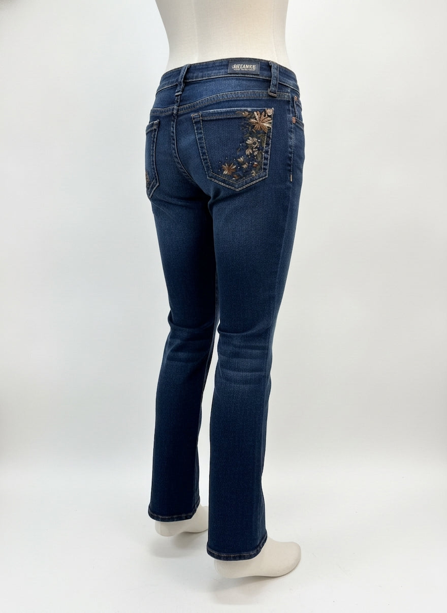 SHYANNE · Shyanne Flare Boho Jeans · 2 · Blue Denim