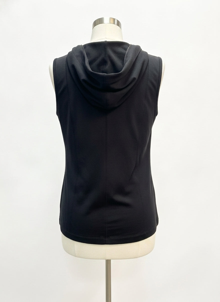 CAbi · Zip Up Vest · Medium · Black