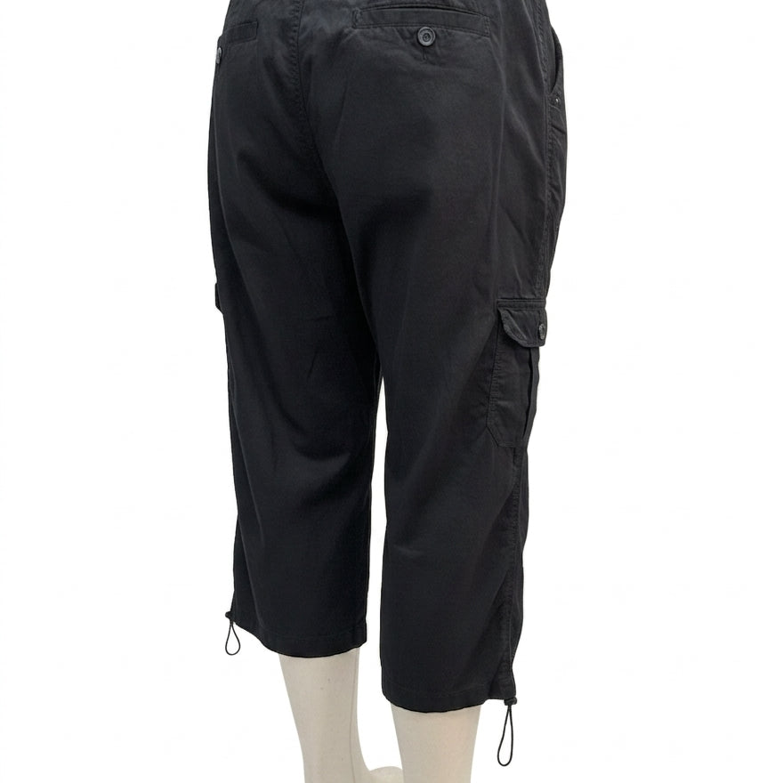 Style&Co · Capris, Cargo style · 22W · Black