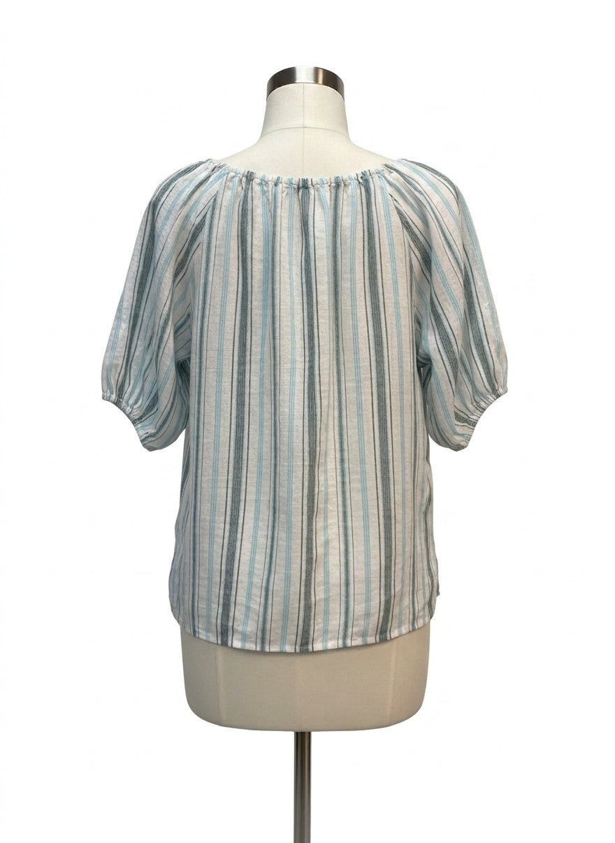 Talbots · Blouse · Small · AquaWhite