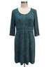 Title 9 · Buttah Style Floral Dress · Medium · TealOrg Floral Print